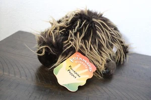 Folkmanis Porcupine Puppet Plush Realistic 12" Long NWT Vintage Stuffed Animal - Picture 1 of 5