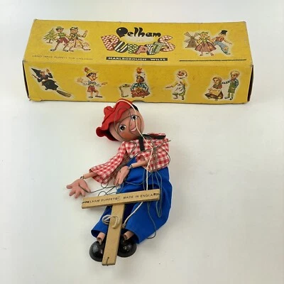 Vintage Boxed Pelham Puppet Father JC 26cm / 10” - Image 1 of 4