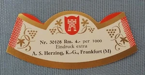 old Wine label Sample label Bottle label Bottle Neck Label 1920 - Picture 1 of 2