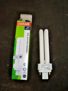 OSRAM Dulux D/E 13W/ 840 LUMILUX G24q-1 base Compact fluro bulb 900 Lm - Picture 1 of 5