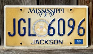 Mississippi abgelaufenes Kennzeichen JGL 6096 (#MS00031) - Bild 1 von 1