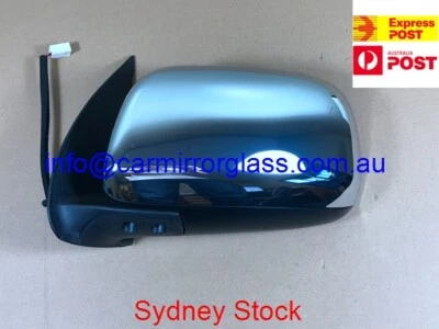 ESPEJO RETROVISOR LATERAL IZQUIERDO PASAJERO TOYOTA HILUX 2005 - 2011 (CROMO, AJUSTE ELÉCTRICO) Foto 1 de 3