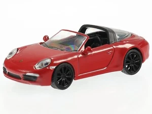 Porsche 911 991 Targa 4S rojo modelo de coche 452670900 Schuco 1:87 - Imagen 1 de 4