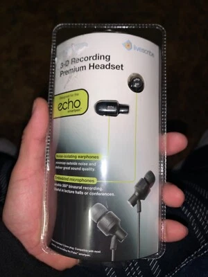 3-d recording premium headset , earbuds,Bluetooth NEW headphones  - Image 1 of 2