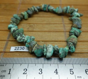 Echtes Barock Armband TÜRKIS aus Südafrika Naturstein AB Chips - Bild 1 von 3