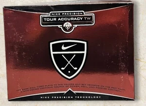 Nike Precision TOUR ACCURACY TW Golf Balls In Box Tiger Woods Vintage (12 BALLS) - Picture 1 of 13