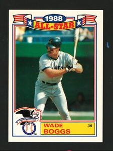 Wade Boggs 1989 Topps Glossy All-Stars #4 Baseball Card