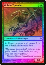 Goblin Tunneler FOIL Rise of the Eldrazi PLD Red Common MAGIC CARD ABUGames