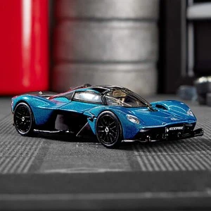 Hot Wheels Collectors Elite 64 Aston Martin Valkyrie Blue - In Stock. - Picture 1 of 4