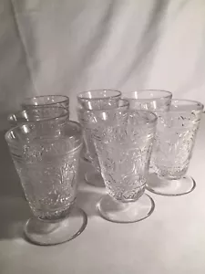 8 Duncan & Miller Kristall Sandwich 3 3/4" 5 Unzen Saftbecher - Bild 1 von 2