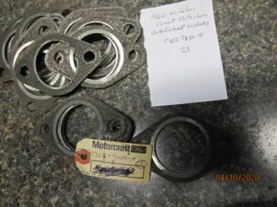 Lote de 23 juntas de escape Fairlane 1960-1962 Ford Falcon 1963 nuevo FoMoCo Foto 1 de 4