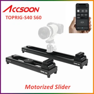 Accsoon TOPRIG S40 S60 APP Electric Camera Video Tracking Slider Rail Stabilizer - Picture 1 of 11
