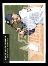 2007 Bowman Heritage Pieces of Greatness IR Ivan Rodriguez Jersey Relic Tigers b