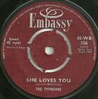 The Typhoons / Mike Redway - She Loves You / It's All In The Game (7", Single)