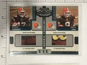 Braylon Edwards Faye #D /125 ROOKIE TANDEMS 2005 Playoff Honors Dual Football - Bild 1 von 2