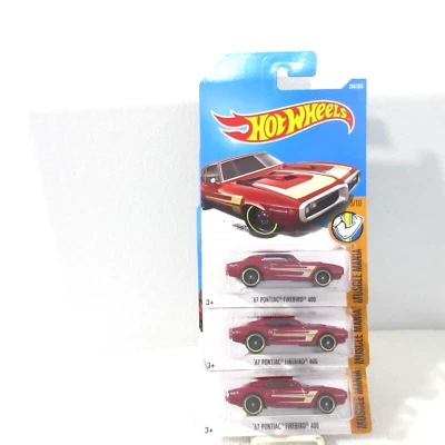 HOTWHEELS MATTEL MUSCLE MANIA '67 PONTIAC FIREBIRD 400 FUNDIDO A PRESIÓN Foto 1 de 4