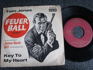 Tom Jones-Feuerball 7 PS-1965 Germany-DECCA-DL 25 214-James Bond-007 - Bild 1 von 2