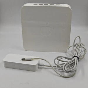 Apple AirPort Extreme A1408 - Working, Includes Cable, Scratched - Picture 1 of 6