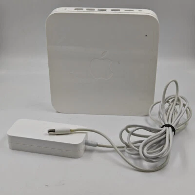 Apple AirPort Extreme A1408 - Working, Includes Cable, Scratched - Image 1 of 4