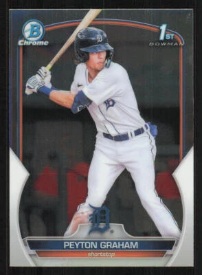2023 Bowman Chrome Prospects #BCP57 Peyton Graham - Image 1 of 2