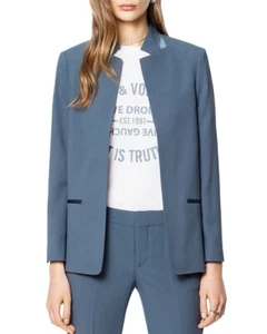 Zadig & Voltaire Volly Satin Blazer Jacket size 36 - Picture 1 of 7