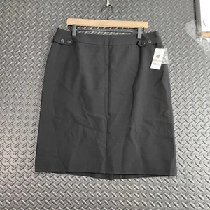 NEW Chaus Black Pencil Preppy Casual Wear Skirt Women's Size 12 - Bild 1 von 6