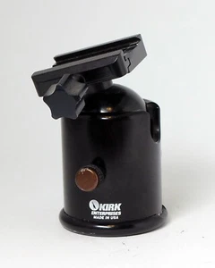 Kirk Enterprises Heavy Duty Black Ball Head Tripod Film Digital - Picture 1 of 4