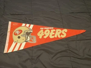 Vintage 80s/90s San Francisco 49ers Authentic Full Size Felt Pennant 30” - Picture 1 of 6