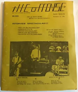 RARE PUNK ZINE ~ The Offense ~ 1981 ~ Interviews: U2, Psych Furs, Killing Joke - Picture 1 of 11
