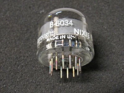 Burroughs  Nixie Tube B-6034 (1) - Image 1 of 4