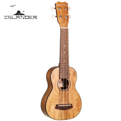 Islander by Kanile'a MOS-4 Mango Wood Traditional Soprano Ukulele Natural Satin - Image 1 of 3