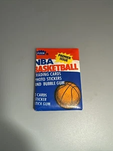 1986 Fleer Basketball NBA Original Wax Pack Comes From A Fresh Box. Clean Packs - Picture 1 of 5