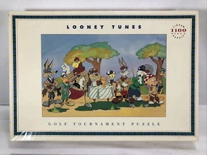 Looney Tunes Golf Tournament 1100 piece Jigsaw Puzzle COMPLETE Bugs Bunny Gift - Picture 1 of 13