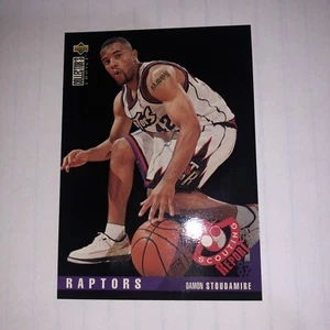 Damon Stoudamire Toronto Raptors NBA 95/96 Collectors Choice Scouting Report - Picture 1 of 3