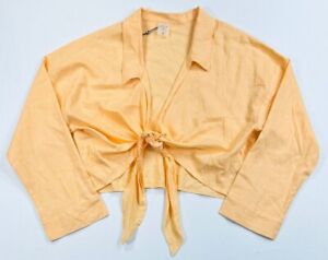 Women's Calia Tie Front Swim Cover Up Long Sleeve Shirt