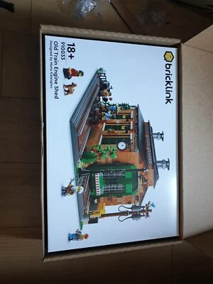 Lego Bricklink ancien hangar moteur train 910033 neuf/scellé dans emballage postal - Photo 1/3
