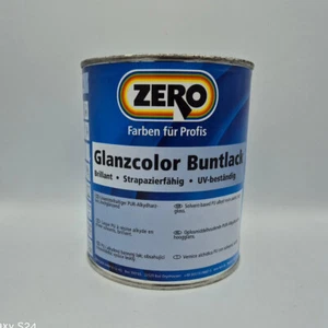 ZERO Glanzcolor Buntlack Hochglänzend Fenster, Türen, Zargen 0,750 L. - Bild 1 von 21