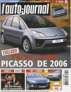 L'AUTO JOURNAL n°635 11/12/2003 407/LAGUNA MERCEDES SLR FERRARI ENZO CARRERA GT - Imagen 1 de 1