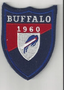 Mochilas Mochilas Mochilas Mochilas Buffalo Bills Shield Parche establecido en 1960 de 3"" x 4 - Imagen 1 de 1