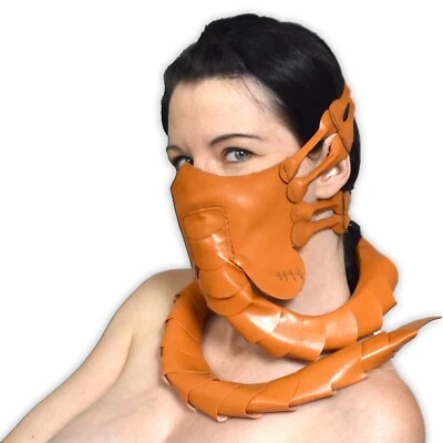 gruselige Halloween ALIEN Maske * Horror Verkleidung Skorpion Stachel Karneval - Bild 1 von 4
