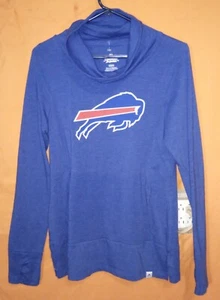 Shirt, Buffalo Bills, LS, blue, Women's: MMM by Majestic Fans Fashion, preowned - Picture 1 of 12