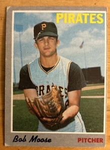 1970 Topps Bob Moose Card #110 Pirates Pitcher Low-Grade Bad Surface Poor - Picture 1 of 2