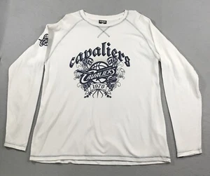 UNK NBA Thermo Hemd Cleveland Cavaliers 1970 weiß XL LS Baumwollmischung Vintage - Bild 1 von 18