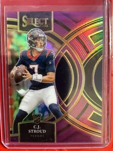 2023 Select NFL CJ Stroud Rookie (RC) Purple Prizm /75 !!! #183  Texas Texans - Bild 1 von 2