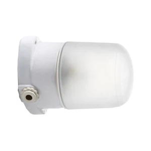 Wand und Deckenleuchte Rondo Saunaleuchte Saunabeleuchtung IP54 E27 für Sauna - Bild 1 von 2