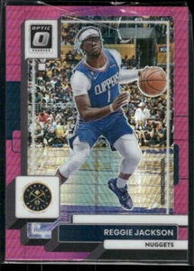 2022-23 Optic Pink Hyper Reggie Jackson #121 Nuggets (JM) - Picture 1 of 2