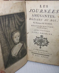 Mde Gomez / Fun Days for Children Printed 1772 Illustrated Scarce Juvenalia - Picture 1 of 7