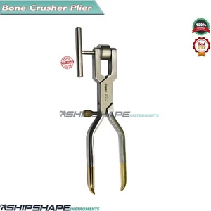 DENTAL BONE MILL BONE MILLER DENTAL STEEL BONE PLIER DENTAL SURGICAL INSTRUMENT - Picture 1 of 8