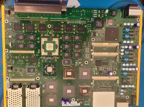 Hi-Grade Gold Plated Telecom Board w/18 gold tab chips - Gold Recovery Cover