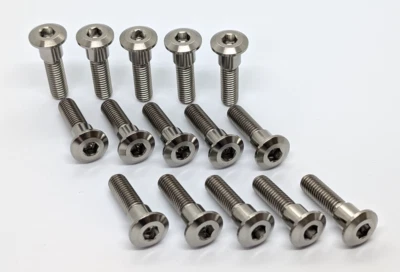 GSXR750 Juego de pernos de disco de titanio SRAD 97-00 Juego completo GSX750R GSX Ti pernos de rotor Foto 1 de 4